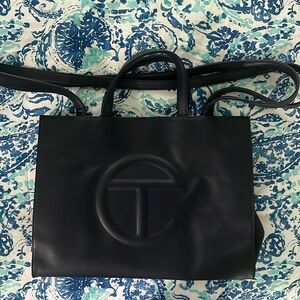 Telfar Medium Navy tote